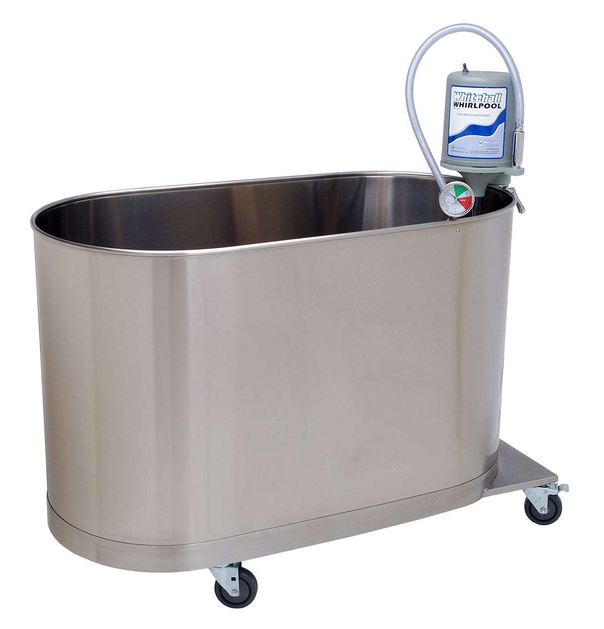 Whitehall H-105-M Mobile Whirlpool High Boy Hydrotherapy Tub – 105-gallon therapeutic mobile whirlpool for muscle recovery, rehabilitation, and stress relief