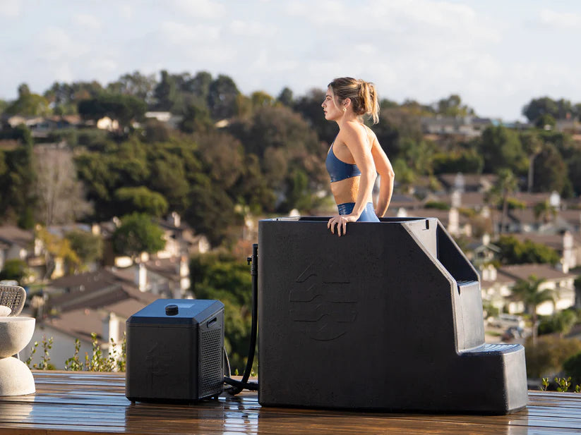 Ice Barrel 500 cold plunge tub designed for recovery, wellness, and ice bath therapy