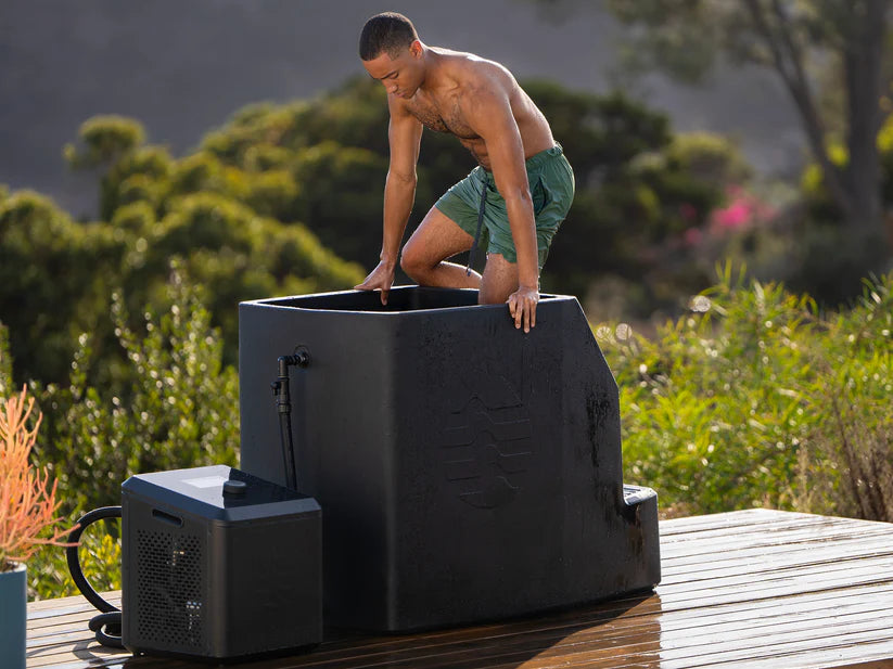 Ice Barrel 500 cold plunge tub designed for recovery, wellness, and ice bath therapy