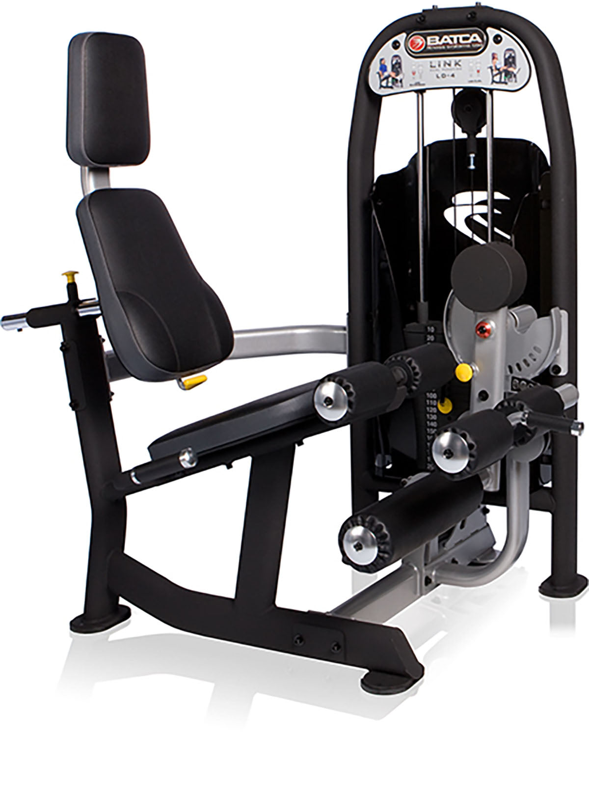 Batca Link Leg Extension and Curl Machine built for comfort, balance, and full-range leg training.