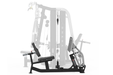 Batca Omega 2 leg press featuring an oversized footplate for effective lower-body training.