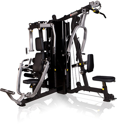 The Batca Omega 4 Base Unit is a Multi-Station Gym that allows users to perform full-body workouts safely and efficiently.