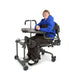 EasyStand Evolv large standing frame featuring modular design and multiple adjustable components for customized rehabilitation support.