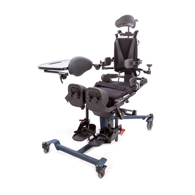 Easystand Bantam medium is a standing frame that offer full supine, sitting, and standing positioning for advanced rehabilitation and comfort.