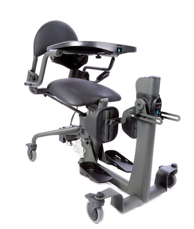 The EasyStand Evolv is a modular sit-to-stand system that delivers maximum comfort, stability, and independence for users needing advanced mobility support.
