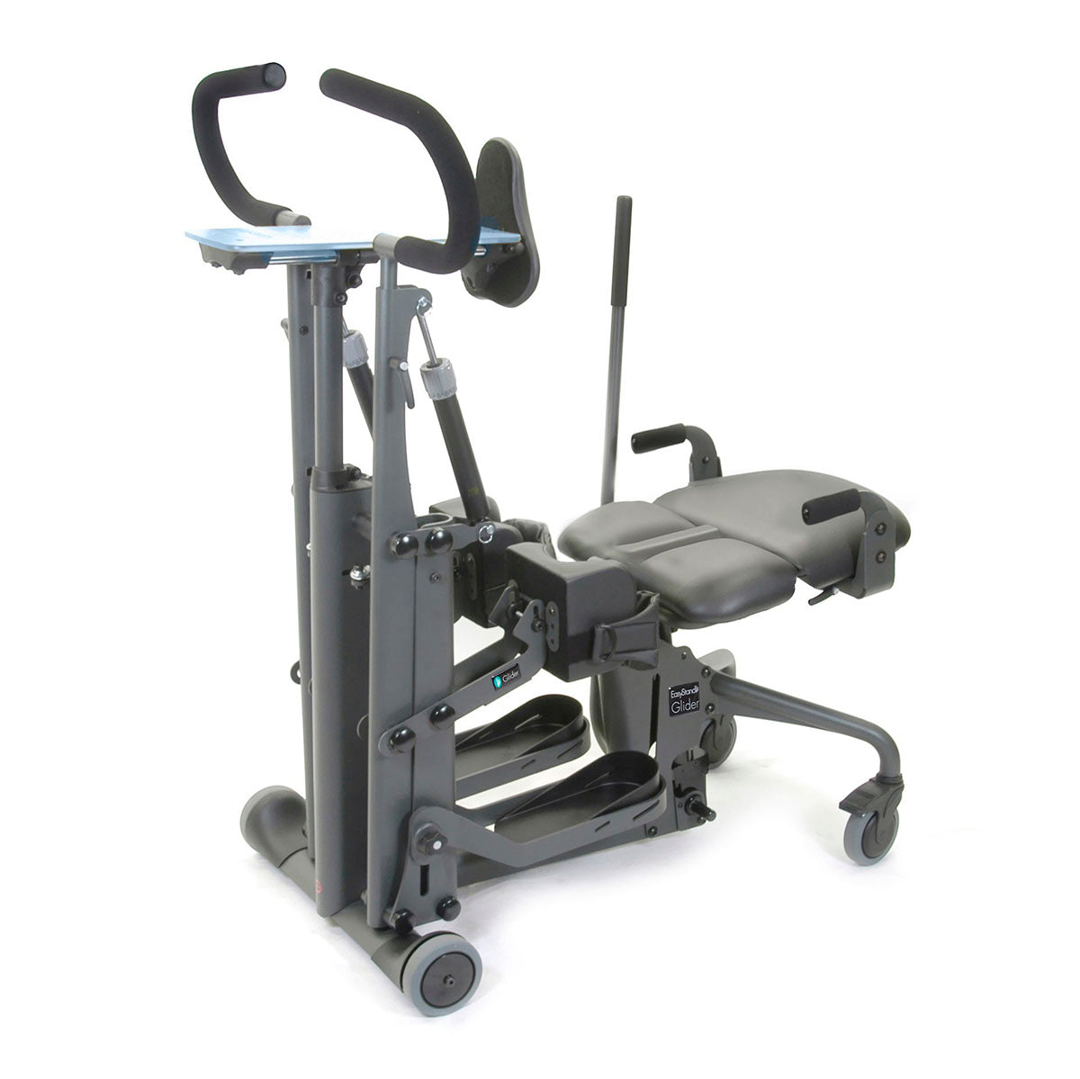 EasyStand Glider standing frame with moderate support package designed for active standing and mobility.