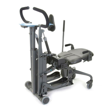 EasyStand Glider standing frame with moderate support package designed for active standing and mobility.