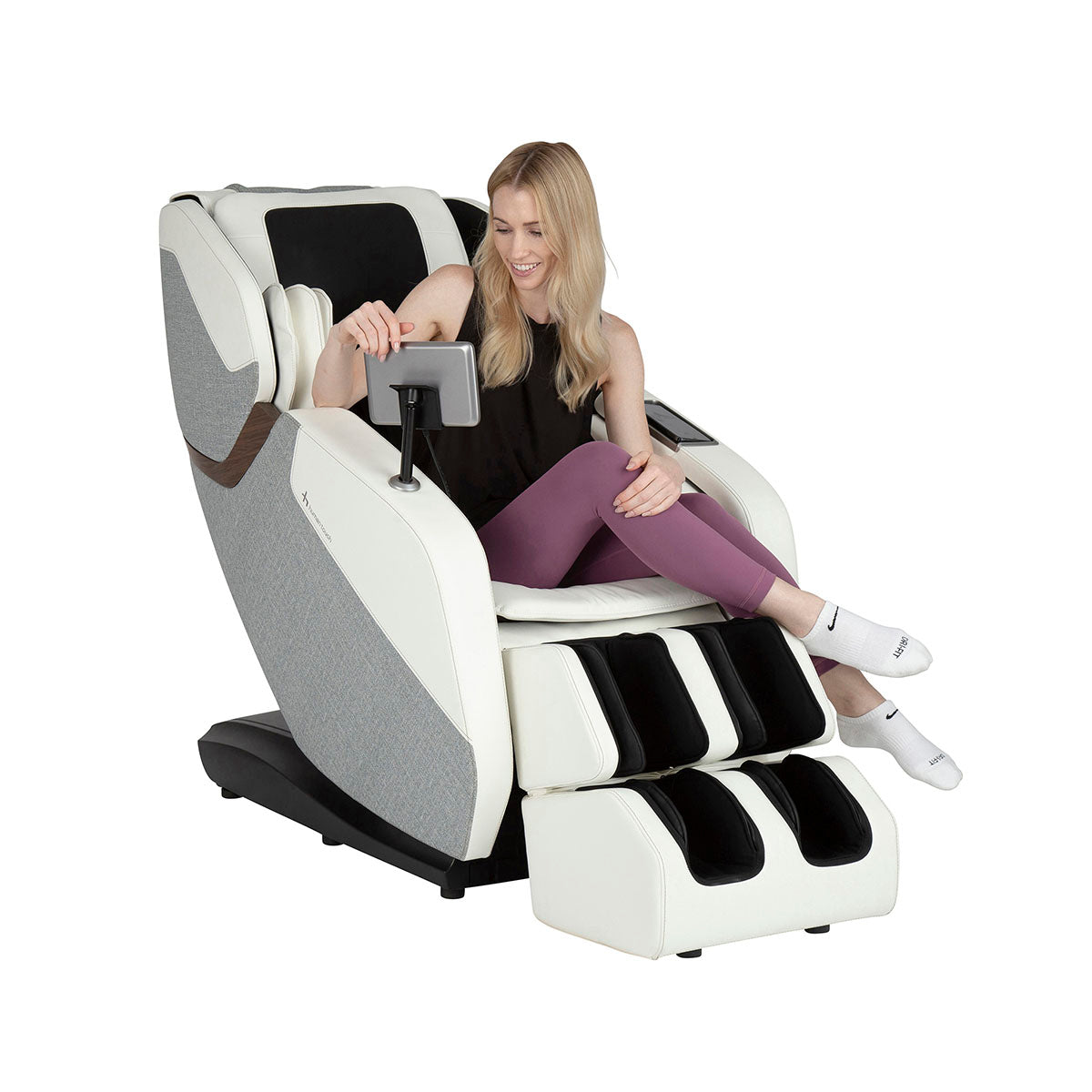 Full body massage chair designed to relieve tension from neck to thighs with deep, soothing comfort.