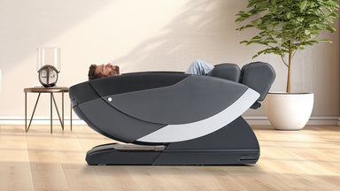 Elevate recovery and relaxation with the Human Touch Super Novo 2.0 Massage Chair - Gray SofHyde, designed for gyms and dedicated individuals who demand cutting-edge wellness technology.