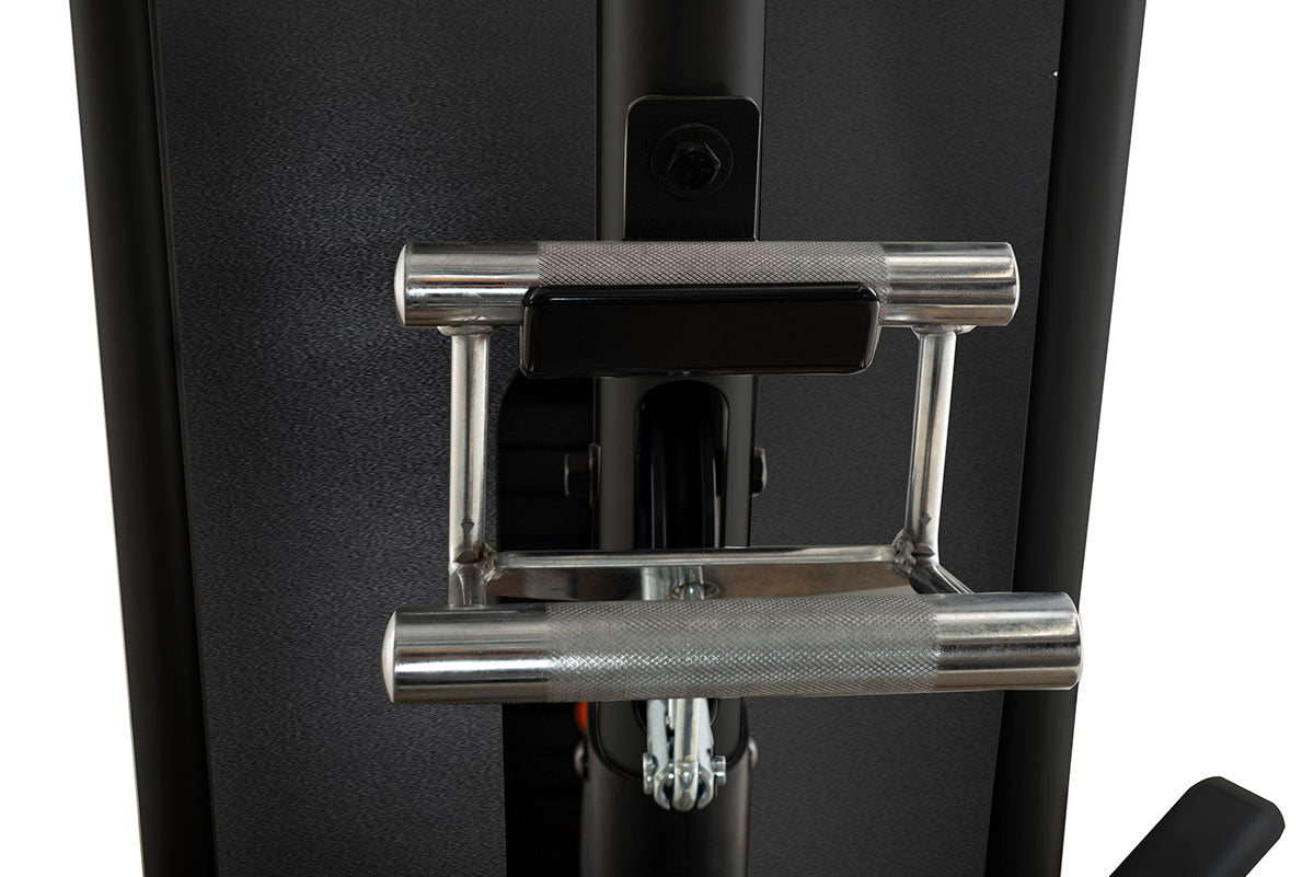 Inflight Fitness Multi-Lat/Arm is a Lat machine offering six upper-body exercises in a compact and durable fitness station.