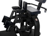 Dual-function thigh workout machine featuring 13 start positions, padded supports, and a platinum finish for home or gym.