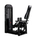 Dual-function thigh workout machine featuring 13 start positions, padded supports, and a platinum finish for home or gym.