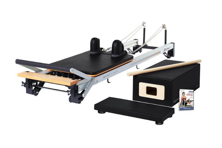 A Merrithew SPX Max Reformer Bundle is a high-precision pilates reformer equipment offers unmatched variety and fluid motion for every user.
