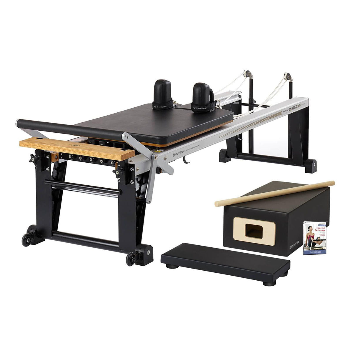 Merrithew Rehab V2 Max Reformer Bundle – professional Pilates equipment built for performance, comfort and precision.