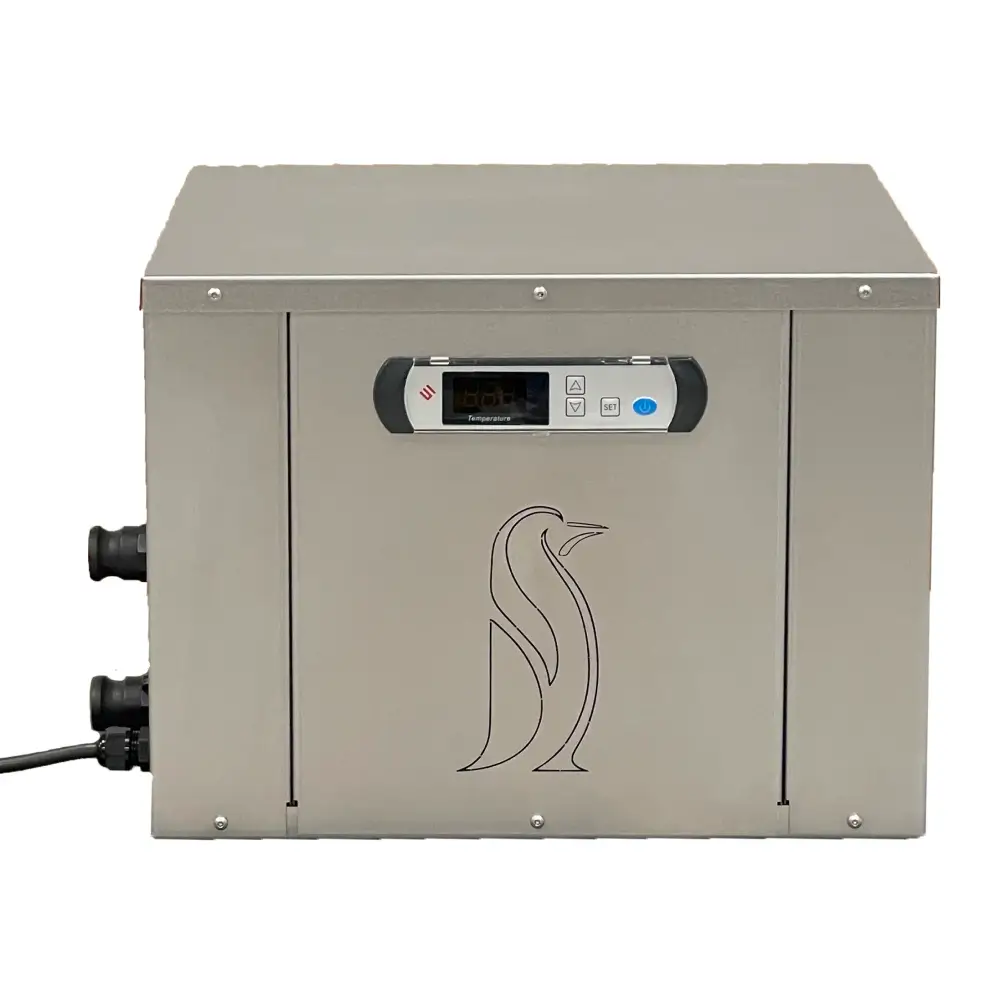 Penguin chiller side view