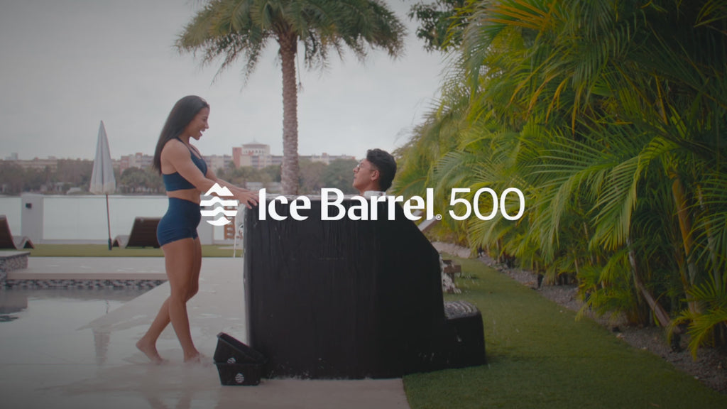 Ice Barrel 500 cold plunge tub designed for recovery, wellness, and ice bath therapy