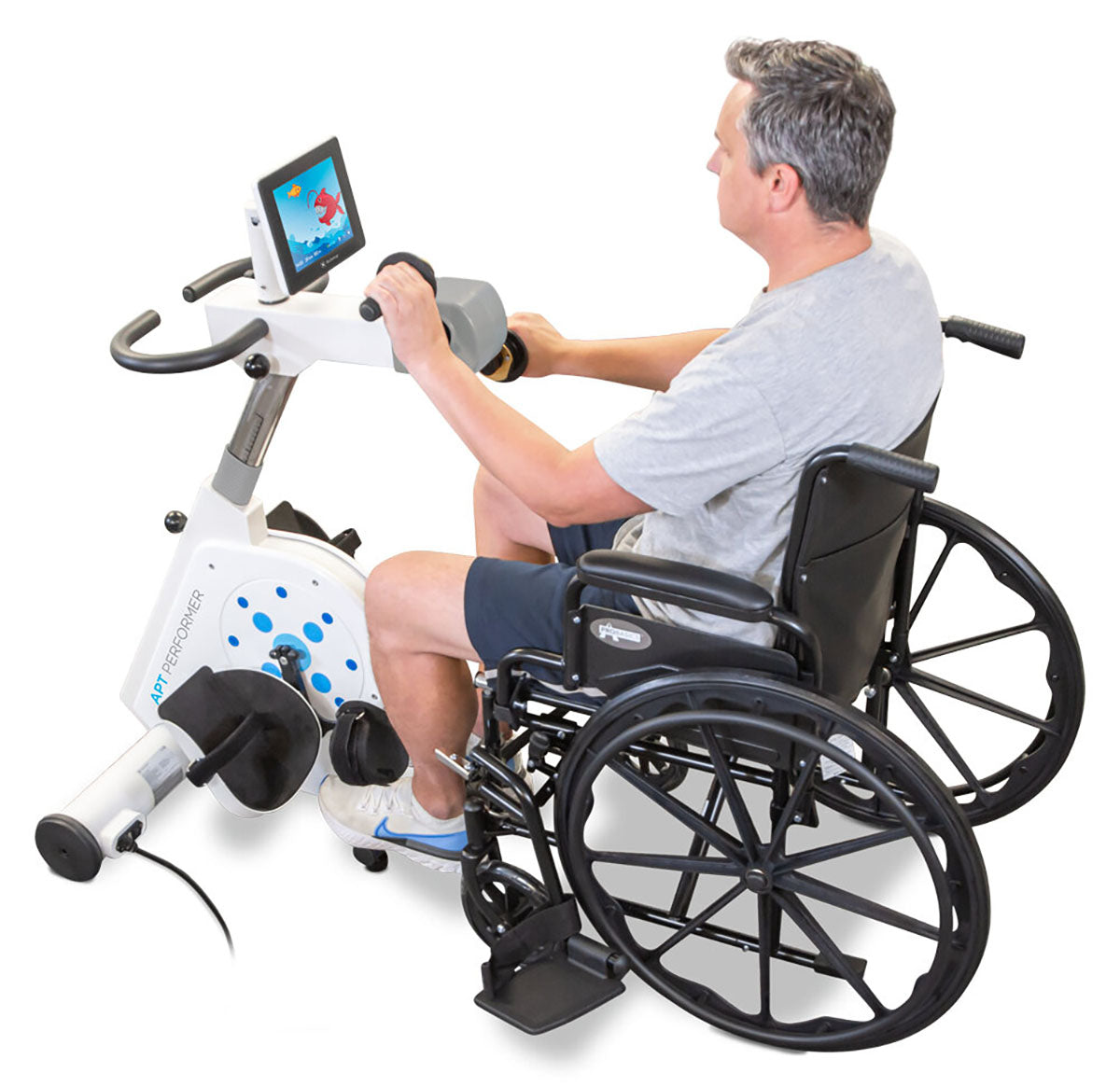 The Richmar APT Performer is a  rehabilitation training device that combines active and passive motion to improve strength, circulation, and flexibility perfect for gyms  and committed fitness enthusiasts.