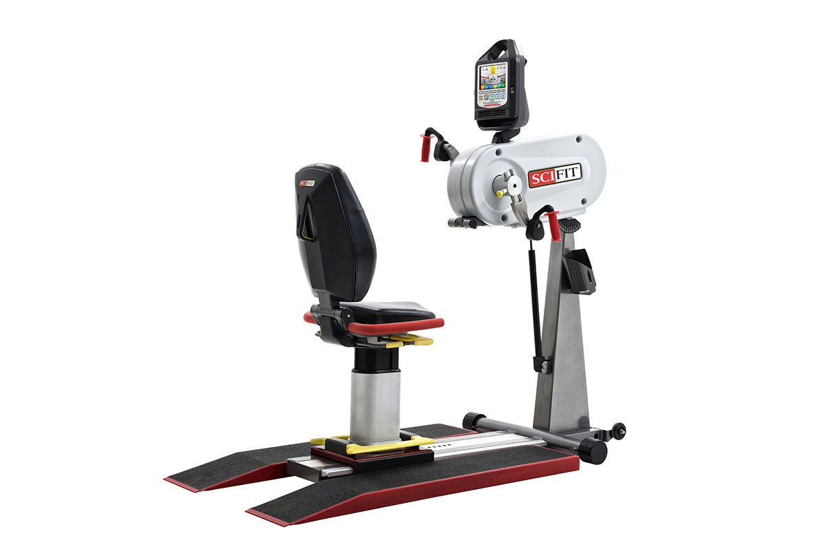 SciFit IF PRO1 is a  High-quality upper body ergometer machine featuring bi-directional motion and wheelchair accessibility.