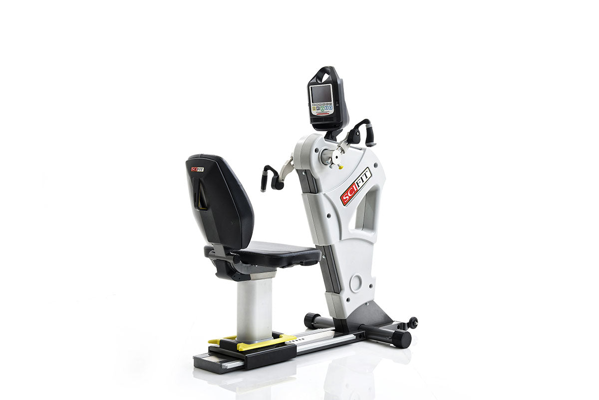 Experience full-body strength and cardio training with the SciFit upper body exerciser, perfect for gyms, rehab, and home fitness.