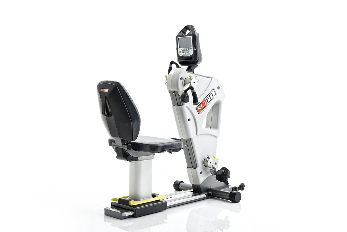 The SciFit Total Body Exerciser PRO2 is a versatile total body exercise machine that strengthens muscles, improves cardiovascular health, and enhances mobility.