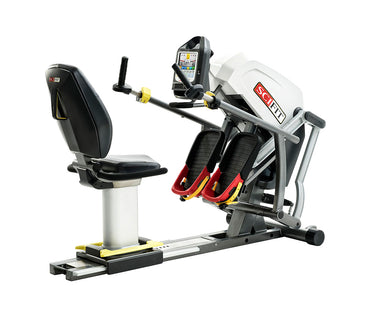 StepONE stepper gym equipment with standard seat and adjustable pedals.