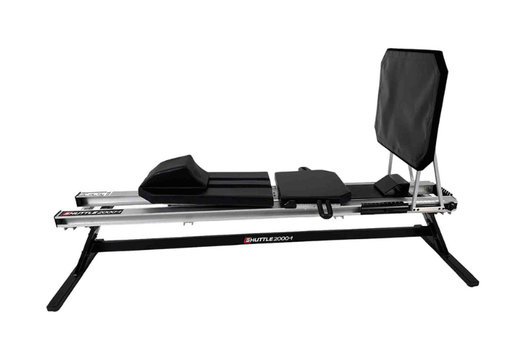 The Shuttle 2000-1 rehab exercise equipment designed for low-impact supine exercises and early-stage physical therapy rehabilitation.