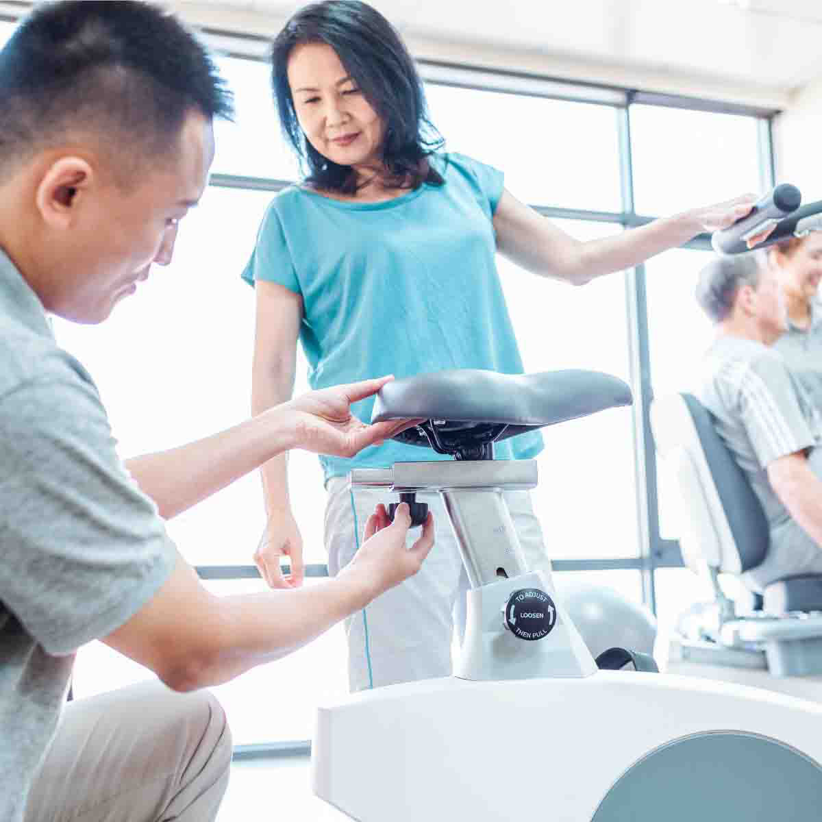 Spirit upright bike rehab is a rehabilitation bike designed for effective rehab training, offering customizable resistance, wireless heart rate tracking, and ergonomic comfort.