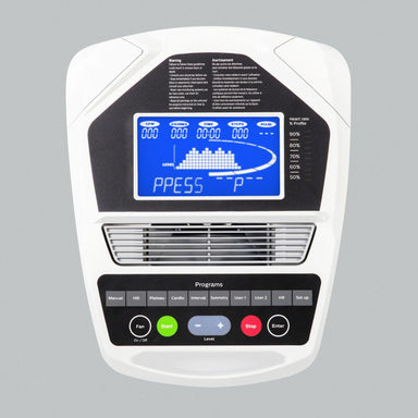 Spirit recumbent stepper 7.0S with a 360-degree rotating seat for easy access for patients with limited lower body mobility.