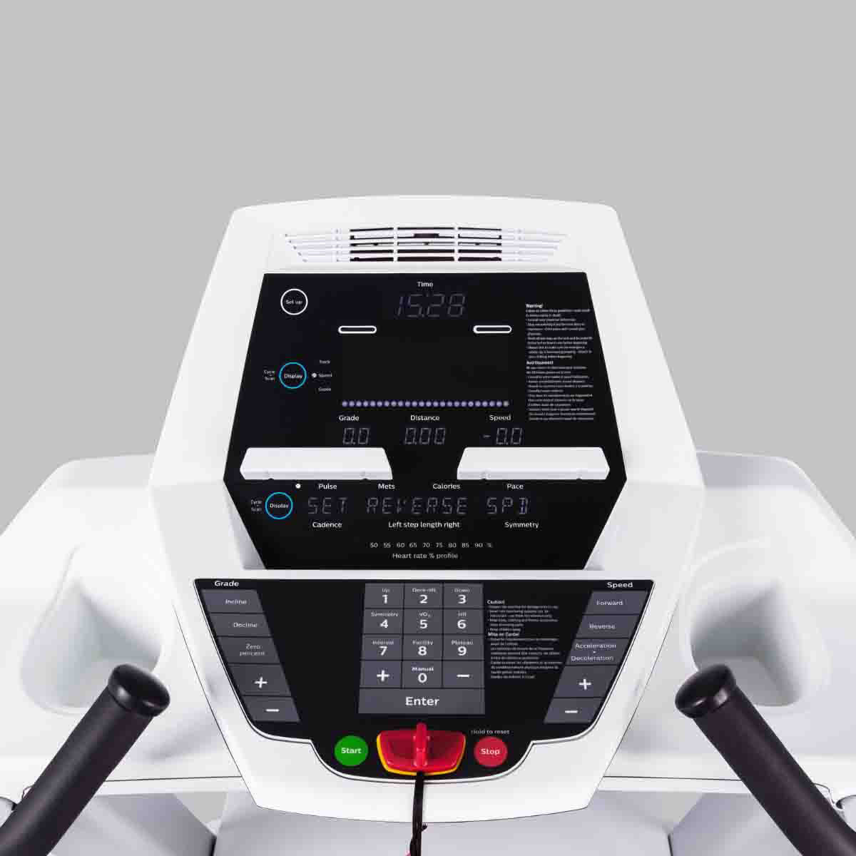 Spirit 7.0T is a Medical Rehab Treadmill featuring full-length adjustable handrails and a bidirectional belt for clinical gait training.