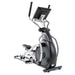Spirit elliptical CE800 featuring a heavy-duty steel frame and center-mounted handlebars with heart rate pulse sensors.