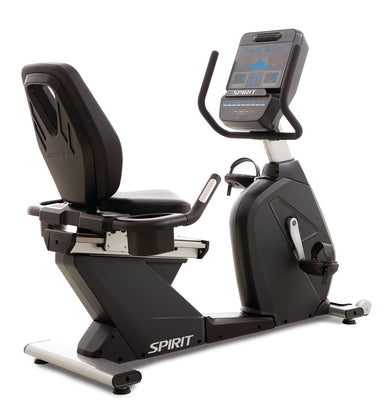 Boost cardio fitness and lower-body strength with the Spirit Recumbent Exercise Bike CR900, a commercial recumbent bike designed for gyms and dedicated individuals