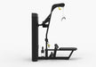 Spirit Dual CSD-LPSR lat pulldown and seated row machine with 360 lb weight stack and adjustable pull bar for gym strength.