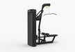 Spirit Dual CSD-LPSR lat pulldown and seated row machine with 360 lb weight stack and adjustable pull bar for gym strength.