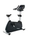Spirit CU900 commercial upright bike with a heavy-gauge steel frame and integrated generator-powered LED console.
