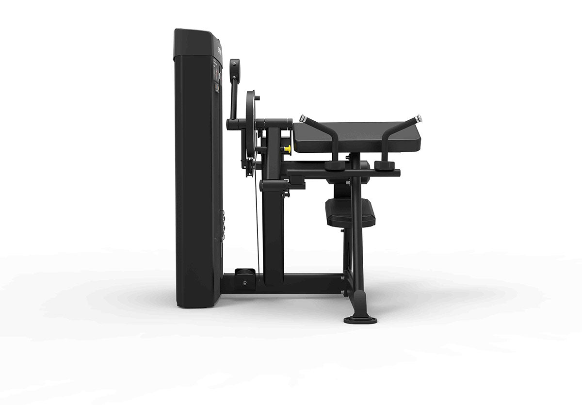 Spirit Dual CSD-BCTE is a Spirit fitness equipment for biceps and triceps isolation with adjustable seat and pivoting arm bar.