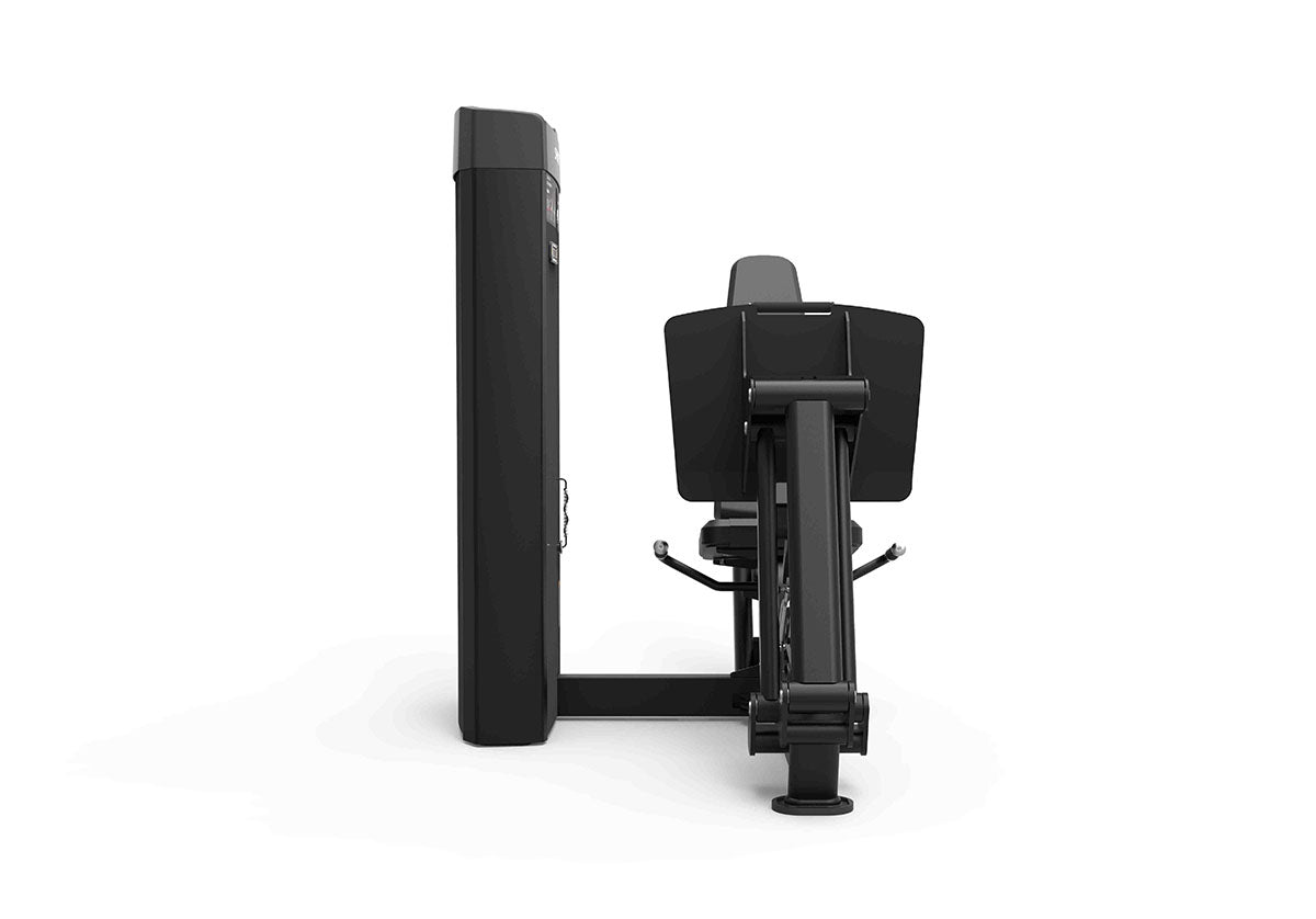 Spirit CSD-LPCE is a Spirit fitness equipment for leg and calf exercises with an adjustable backpad and supportive footplate.