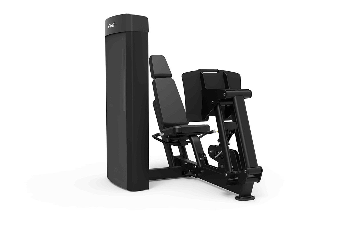 Spirit CSD-LPCE is a Spirit fitness equipment for leg and calf exercises with an adjustable backpad and supportive footplate.