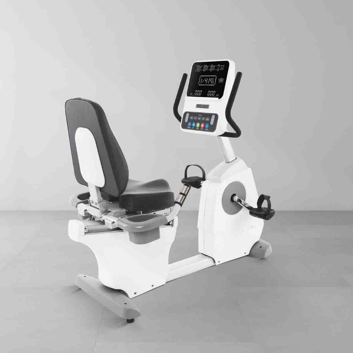 Spirit recumbent bike 4.0R provides smooth, low-impact rehabilitation with adjustable comfort and resistance.