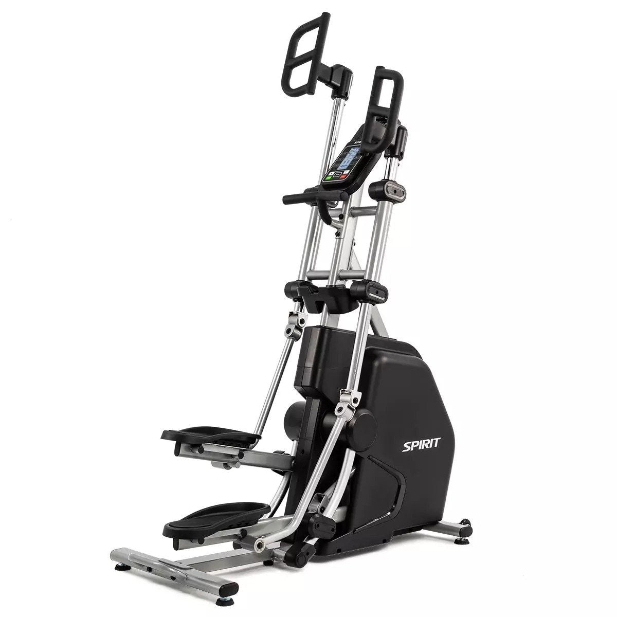 High-performance climber machine from Spirit Fitness designed for total-body workouts and heart-healthy cardio training.