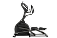 Durable elliptical trainer with Bluetooth connectivity, self-powered design, and ergonomic stride for full-body workouts.