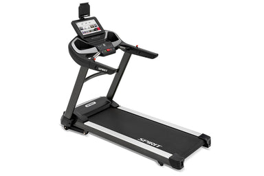 High-performance Spirit XT685 treadmill featuring a spacious running deck and advanced connectivity for serious workouts.
