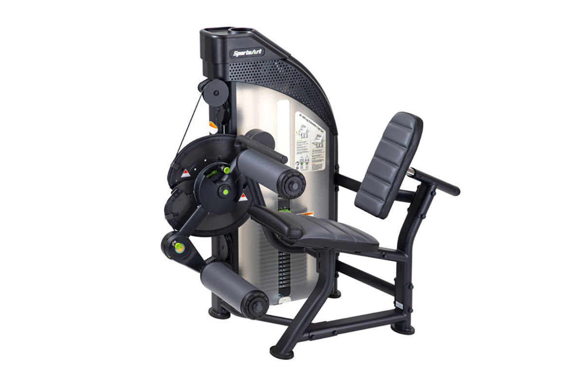 SportsArt DF-300 Leg Extension/Leg Curl is a heavy-duty leg curl machine designed for smooth resistance, fast transitions, and user-customized comfort.