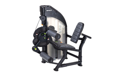 SportsArt DF-300 Leg Extension/Leg Curl is a heavy-duty leg curl machine designed for smooth resistance, fast transitions, and user-customized comfort.