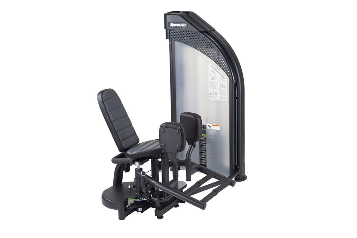 Dual-function hip abductor adductor machine with swivel cushions and direct drive system for smooth and effective lower-body workouts.