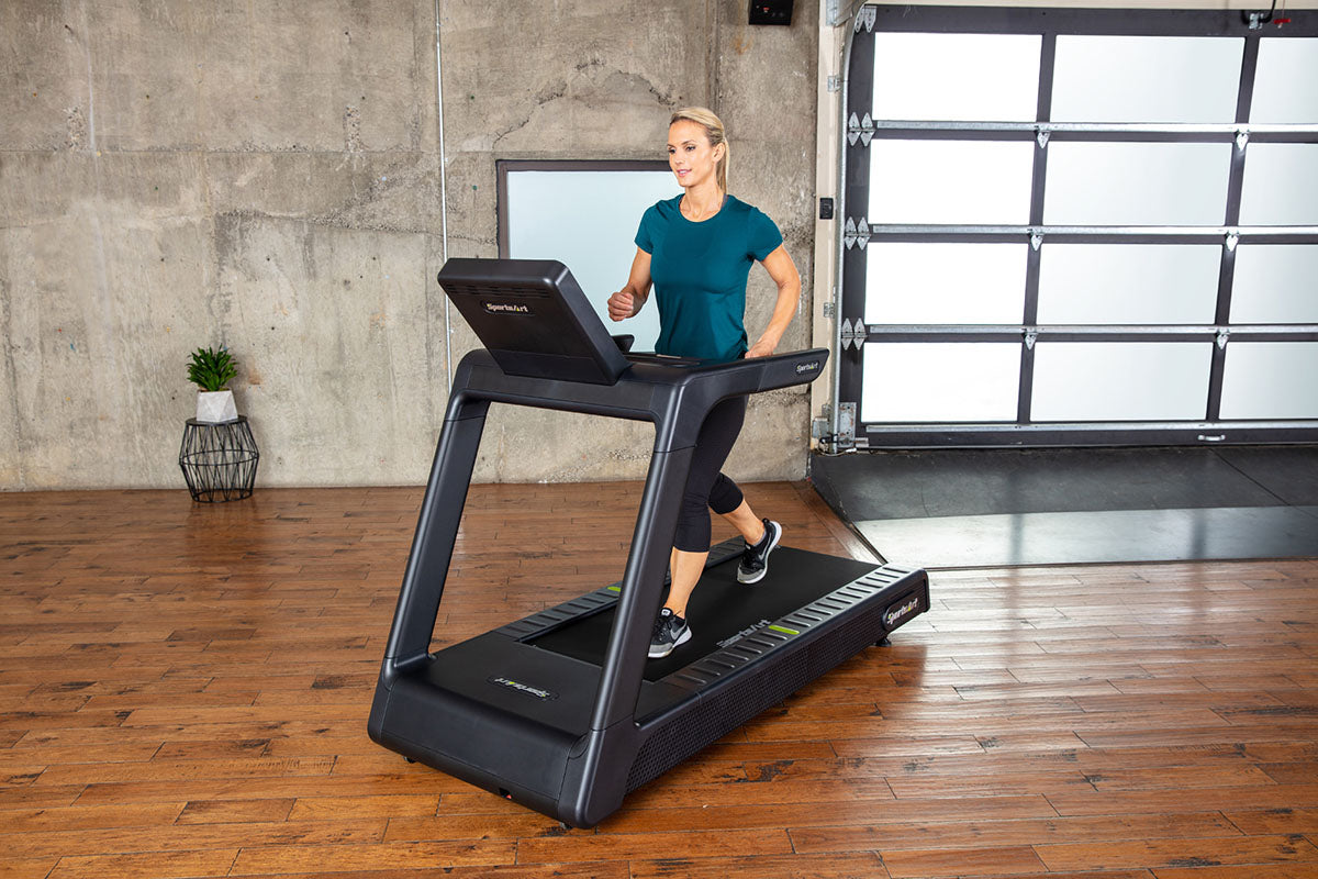 SportsArt T674 heavy duty treadmill provides sustainable, high-performance cardio training designed for gyms and dedicated individuals seeking durability and eco-friendly workouts