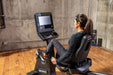 SportsArt C574R is a SENZA Elite stationary bike featuring adjustable seat support and fingertip resistance controls for easy, customized workouts.