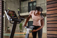 SportsArt C574U Elite Eco-Natural upright stationary bike delivers a smooth, comfortable and effective cardio workouts.