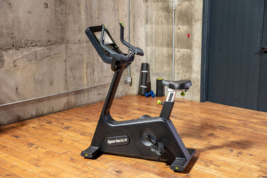 The SportsArt C574U Elite Upright Bike provides a high-performance, touchscreen-enabled cardio workout for gyms and committed fitness enthusiasts.