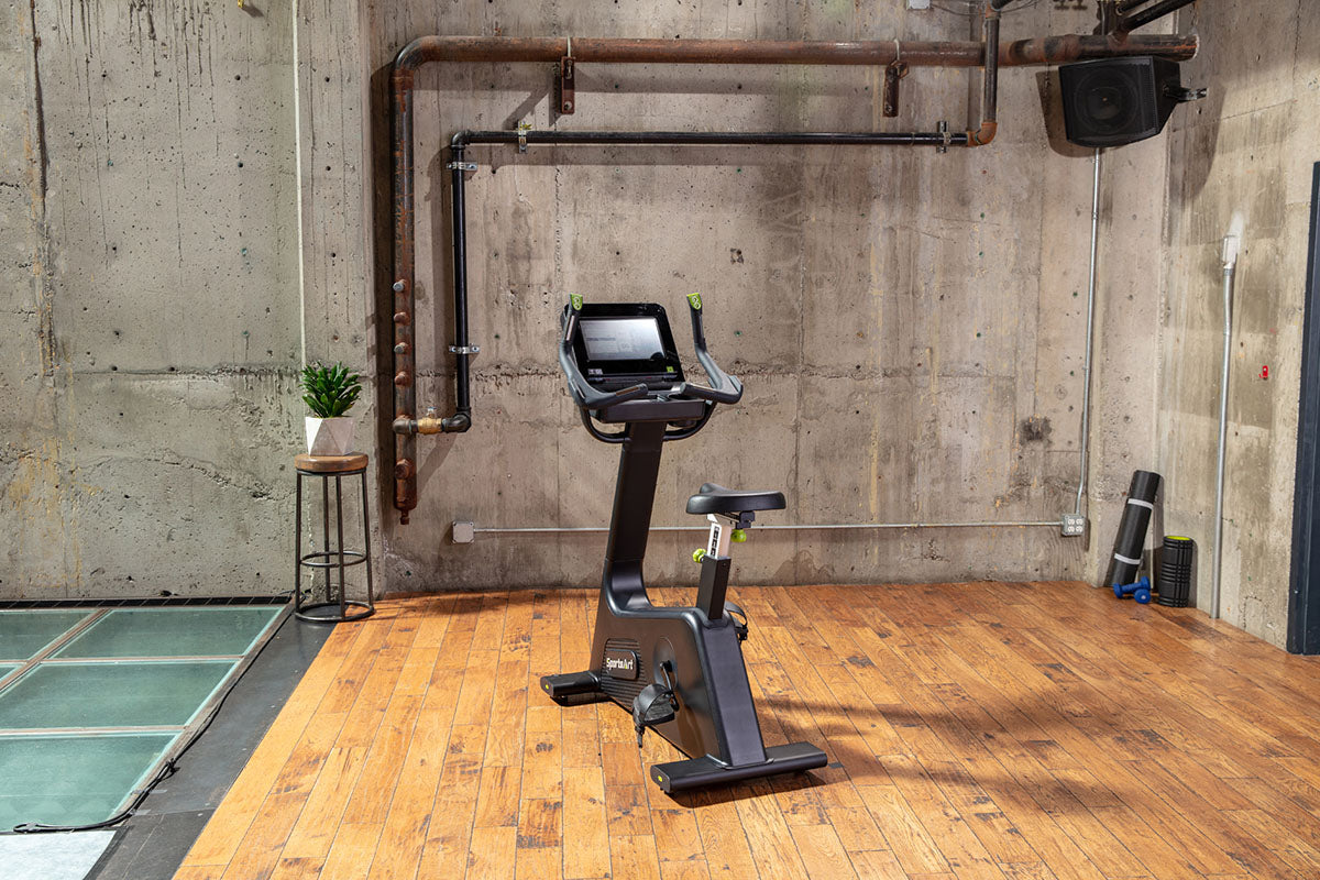 The SportsArt C574U Elite Upright Bike delivers smooth, interactive cardio, perfect for gyms and dedicated users.