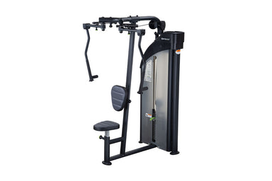 A SportsArt DF-304/P722 is a commercial pec fly machine with a dual-function design for chest and rear deltoid training.